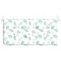 Garden bench cushion Oxford fabric leaf print 100x50x3 cm by vidaXL, Cushions for chairs and sofas - Ref: Foro24-361116, Pric...