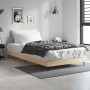 Estructura de cama madera de ingeniería roble Sonoma 90x190 cm de vidaXL, Camas y somieres - Ref: Foro24-832304, Precio: 83,6...