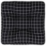 Cojín para palés tela Oxford a cuadros negro 60x61,5x10 cm de vidaXL, Cojines para sillas y sofás - Ref: Foro24-360894, Preci...