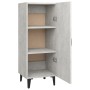 Aparador de madera contrachapada gris hormigón 34,5x34x90 cm de vidaXL, Aparadores - Ref: Foro24-812334, Precio: 48,67 €, Des...