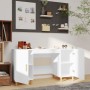 Escritorio madera contrachapada blanco brillante 140x50x75 cm de vidaXL, Escritorios - Ref: Foro24-812768, Precio: 130,63 €, ...