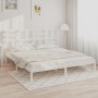 White solid wood bed frame Supe King 180x200 cm by vidaXL, Beds and slatted bases - Ref: Foro24-3105966, Price: 139,99 €, Dis...