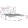 Estructura de cama madera maciza blanco 200x200 cm de vidaXL, Camas y somieres - Ref: Foro24-3105971, Precio: 134,99 €, Descu...