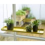 Esschert Design Bandeja colgante para plantas rectangular dorada L de Esschert Design, Bandejas decorativas - Ref: Foro24-441...