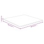 Tablero de mesa de bambú 80x80x1,5 cm de vidaXL, Tableros para mesas - Ref: Foro24-352696, Precio: 77,19 €, Descuento: %