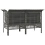 Garden corner sofas with cushions 2 pcs gray synthetic rattan by vidaXL, Garden sets - Ref: Foro24-319660, Price: 88,00 €, Di...