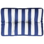 Cushion for pallets blue and white striped fabric 60x40x12 cm by vidaXL, Cushions for chairs and sofas - Ref: Foro24-360572, ...