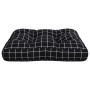 Cojín para palés tela Oxford a cuadros negro 58x58x10 cm de vidaXL, Cojines para sillas y sofás - Ref: Foro24-360916, Precio:...