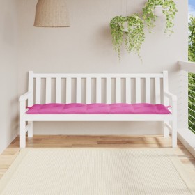 Cojín de banco de jardín tela Oxford rosa 180x50x7 cm de vidaXL, Cojines para sillas y sofás - Ref: Foro24-361638, Precio: 34...