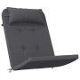 Cojines para silla Adirondack 2 uds tela Oxford gris antracita de vidaXL, Cojines para sillas y sofás - Ref: Foro24-361830, P...