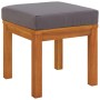 Garden stools with cushions 2 pcs acacia wood 40x40x42 cm by vidaXL, Outdoor ottomans - Ref: Foro24-319720, Price: 95,06 €, D...