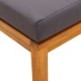 Garden stools with cushions 2 pcs acacia wood 40x40x42 cm by vidaXL, Outdoor ottomans - Ref: Foro24-319720, Price: 95,06 €, D...