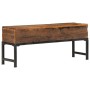 Recycled solid wood bench 110 cm by vidaXL, Benches for halls and storage - Ref: Foro24-351121, Price: 201,95 €, Discount: %