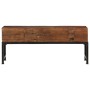 Recycled solid wood bench 110 cm by vidaXL, Benches for halls and storage - Ref: Foro24-351121, Price: 201,95 €, Discount: %