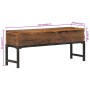 Recycled solid wood bench 110 cm by vidaXL, Benches for halls and storage - Ref: Foro24-351121, Price: 201,95 €, Discount: %