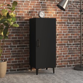 Black plywood sideboard 34.5x34x90 cm by vidaXL, Sideboards - Ref: Foro24-812331, Price: 56,99 €, Discount: %