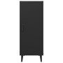 Aparador de madera contrachapada negro 34,5x34x90 cm de vidaXL, Aparadores - Ref: Foro24-812331, Precio: 57,56 €, Descuento: %