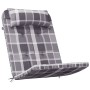 Adirondack Chair Cushions 2 Pcs Gray Plaid Oxford Fabric by vidaXL, Cushions for chairs and sofas - Ref: Foro24-361844, Price...