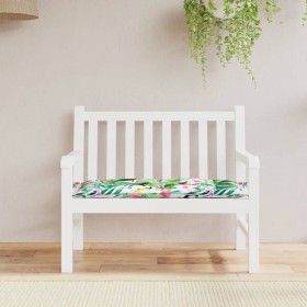 Garden bench cushion multicolored fabric 110x50x7 cm by vidaXL, Cushions for chairs and sofas - Ref: Foro24-361825, Price: 37...