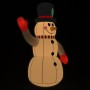 Muñeco de nieve hinchable con LED 120 cm de vidaXL, Luces de Navidad - Ref: Foro24-345363, Precio: 35,68 €, Descuento: %