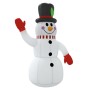 Muñeco de nieve hinchable con LED 120 cm de vidaXL, Luces de Navidad - Ref: Foro24-345363, Precio: 35,68 €, Descuento: %