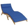 Klein blue Oxford fabric sun lounger cushion 180x60x3 cm by vidaXL, Cushions for chairs and sofas - Ref: Foro24-361862, Price...