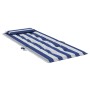 Cojines silla respaldo alto 4 uds tela Oxford rayas azul blanco de vidaXL, Cojines para sillas y sofás - Ref: Foro24-361920, ...