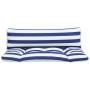 Pallet cushions 2 pieces blue and white striped Oxford fabric by vidaXL, Cushions for chairs and sofas - Ref: Foro24-360937, ...