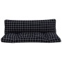 Pallet cushions 2 pieces black checkered Oxford fabric by vidaXL, Cushions for chairs and sofas - Ref: Foro24-360938, Price: ...