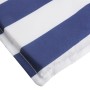 Blue and white striped Oxford fabric lounger cushion 180x60x3 cm by vidaXL, Cushions for chairs and sofas - Ref: Foro24-36186...