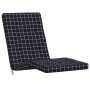 Sun lounger cushions 2 pcs black checkered Oxford fabric by vidaXL, Cushions for chairs and sofas - Ref: Foro24-362000, Price...