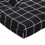 Sun lounger cushions 2 pcs black checkered Oxford fabric by vidaXL, Cushions for chairs and sofas - Ref: Foro24-362000, Price...