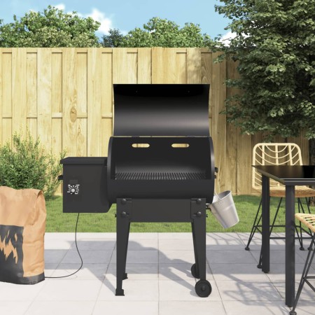 Pellet barbecue black iron 94 cm by vidaXL, Barbecues - Ref: Foro24-360067, Price: 422,27 €, Discount: %