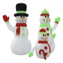 Familia de muñecos de nieve inflables con LED 360 cm de vidaXL, Luces de Navidad - Ref: Foro24-345384, Precio: 136,54 €, Desc...