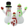 Familia de muñecos de nieve inflables con LED 360 cm de vidaXL, Luces de Navidad - Ref: Foro24-345384, Precio: 136,54 €, Desc...