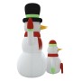 Familia de muñecos de nieve inflables con LED 360 cm de vidaXL, Luces de Navidad - Ref: Foro24-345384, Precio: 136,54 €, Desc...