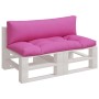 Palettenkissen 2 Stück rosa Oxford-Stoff von vidaXL, Kissen für Stühle und Sofas - Ref: Foro24-360942, Preis: 53,23 €, Rabatt: %