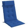 Cojines de silla con respaldo alto 4 uds tela Oxford azul klein de vidaXL, Cojines para sillas y sofás - Ref: Foro24-361905, ...