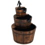 Wasserbrunnen mit Pumpe aus massivem Tannenholz 60x60x94 cm von vidaXL, Brunnen und Wasserfälle - Ref: Foro24-363332, Preis: ...