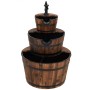 Wasserbrunnen mit Pumpe aus massivem Tannenholz 60x60x94 cm von vidaXL, Brunnen und Wasserfälle - Ref: Foro24-363332, Preis: ...