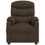 Sillón de masaje eléctrico tela marrón oscuro de vidaXL, Sillones de masaje eléctricos - Ref: Foro24-348087, Precio: 239,99 €...