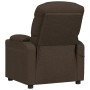 Sillón de masaje eléctrico tela marrón oscuro de vidaXL, Sillones de masaje eléctricos - Ref: Foro24-348087, Precio: 239,99 €...