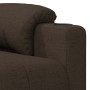 Sillón de masaje eléctrico tela marrón oscuro de vidaXL, Sillones de masaje eléctricos - Ref: Foro24-348087, Precio: 239,99 €...