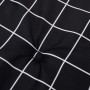 Low back chair cushions 4 pcs black plaid fabric by vidaXL, Cushions for chairs and sofas - Ref: Foro24-361323, Price: 48,99 ...