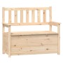 Solid pine wood bench 112.5x51.5x96.5 cm by vidaXL, Banks - Ref: Foro24-823559, Price: 129,86 €, Discount: %