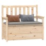 Solid pine wood bench 112.5x51.5x96.5 cm by vidaXL, Banks - Ref: Foro24-823559, Price: 129,86 €, Discount: %