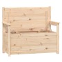 Solid pine wood bench 112.5x51.5x96.5 cm by vidaXL, Banks - Ref: Foro24-823559, Price: 129,86 €, Discount: %