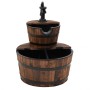 Fuente de agua con bomba madera maciza de abeto 44,5x44,5x58 cm de vidaXL, Fuentes y cascadas - Ref: Foro24-363333, Precio: 1...