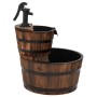 Fuente de agua con bomba madera maciza de abeto 44,5x44,5x58 cm de vidaXL, Fuentes y cascadas - Ref: Foro24-363333, Precio: 1...