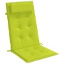 Cojines de silla respaldo alto 2 uds tela Oxford verde brillo de vidaXL, Cojines para sillas y sofás - Ref: Foro24-361907, Pr...